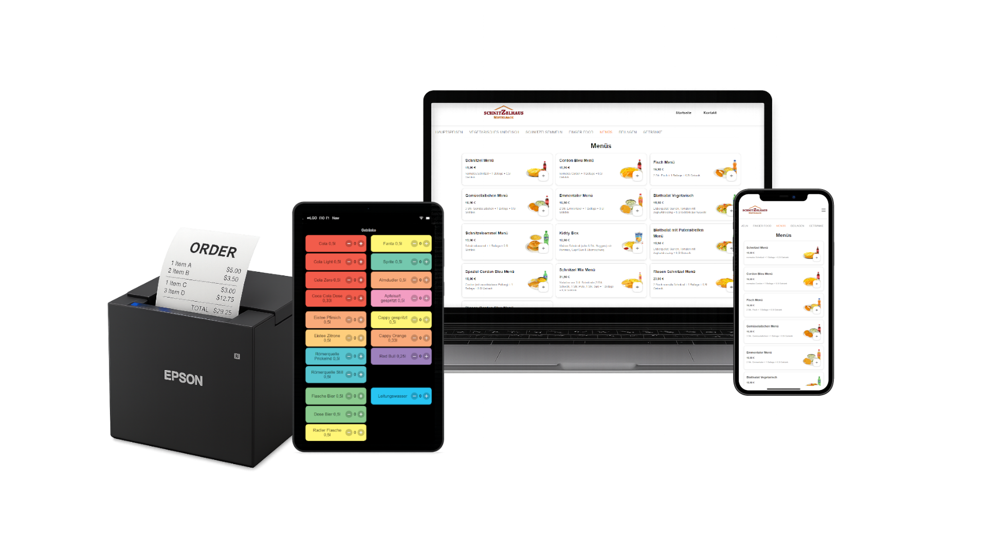 GemmaEssen - Online Bestellsystem für Restaurants und Lieferdienste